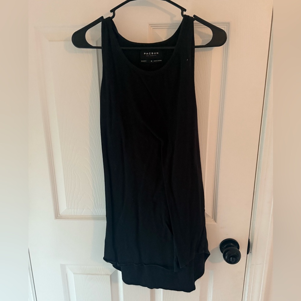 PacSun Black Scallop Fit Tank